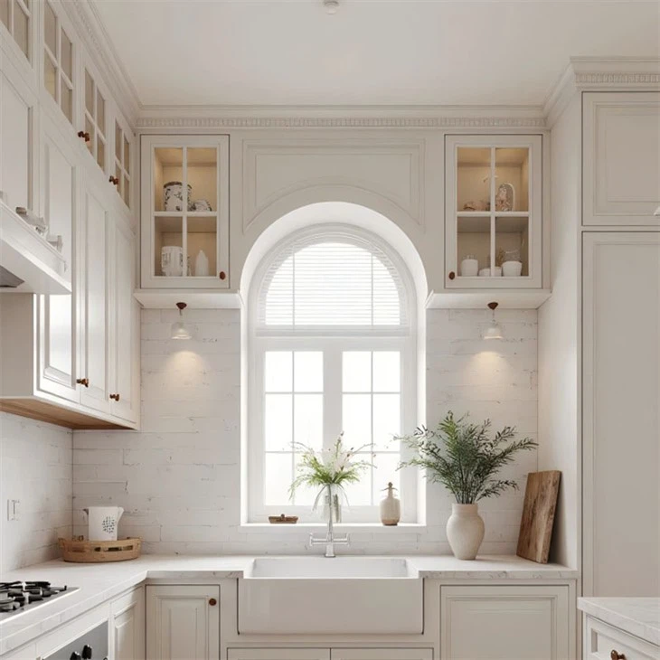 کابینت رنگ شده آشپزخانه کشور