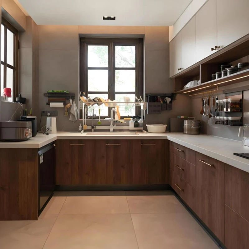 wood grain cabinets kitchen (2)